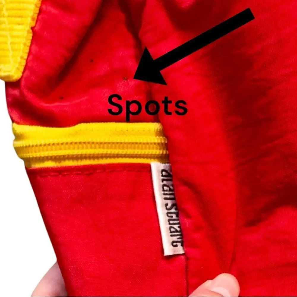 Alan Stuart Iowa State Cyclones Red Duffel Bag with Yellow Accents
